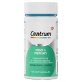 Centrum Benefit Blends Mind & Memory with Ginkgo, Ginseng & Brahmi to Support Focus & Improve Memory, 100 Capsules