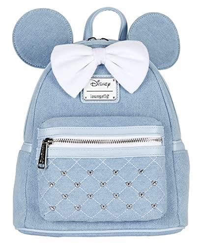 Loungefly Disney Minnie Mouse Denim US Exclusive Mini Backpack