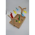 Q Toys Montessori Clothes Hanging Play Set - Wooden Toys Kids