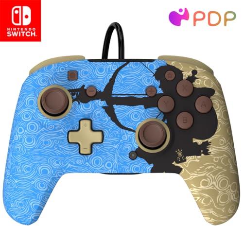 PDP Switch Rematch Wired controller Ancient Arrows ZELDA Officially Licensed by Nintendo - Customizable buttons, sticks, triggers, and paddles - Ergonomic Controllers