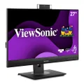Viewsonic VG2756V-2K 27 Inch QHD Webcam Docking Monitor with Built-in LED Fill Lights