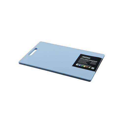 Chef Inox Polypropylene Cutting Board with Handle, 250 mm x 400 mm x 13 mm Size, Blue