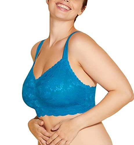 Cosabella Women's Say Never Super Curvy Sweetie Bralette, Udaipur Blue, Small