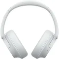 Sony WH-CH720N Wireless Noise Cancelling Headphones, Noise Cancelling, Bluetooth Compatible, Lightweight Design, Approx. 6.7 oz (192 g), Equipped with High Performance Microphone, Equipped with External Sound Capture, 360 Reality Audio Compatible, White, WH-CH720N W, Small