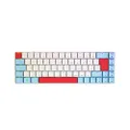 CHERRY MX-LP 2.1 Compact Wireless Compact Gaming Keyboard with 68 Keys, UK Layout (QWERTY), RGB Lighting, Mechanical MX Low Profile Speed Switches, White