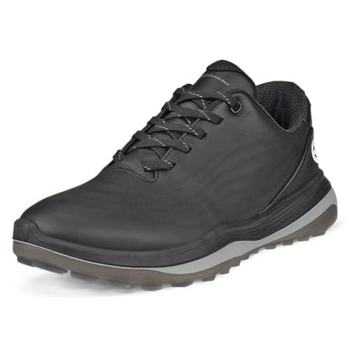 ECCO Men's Lt1 Hybrid Waterproof Golf Shoe, Black, 10-10.5