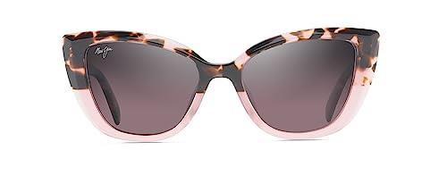 Maui Jim Women's Blossom Cat Eye Sunglasses, Pink Havana/Rose
