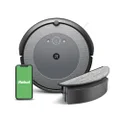 irobot Roomba Combo i5 (i5172) 2-in-1 Robot Vacuum Cleaner & Washer, WiFi Connected - 2 Rubber Brushes - Mapps, Memories and Adapts to Home - Compatible with Voice Assistants