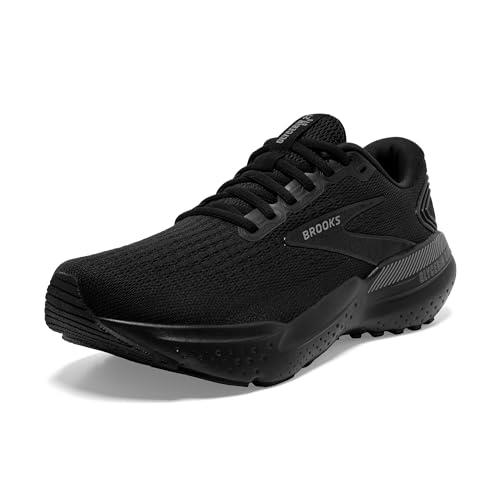 Brooks Men's Glycerin GTS 21 Supportive Running Shoe, Black/Black/Ebony, 12 US Wide
