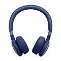 JBL Live 670 Bluetooth Adaptive Noise Cancelling On-Ear Headphones, Blue