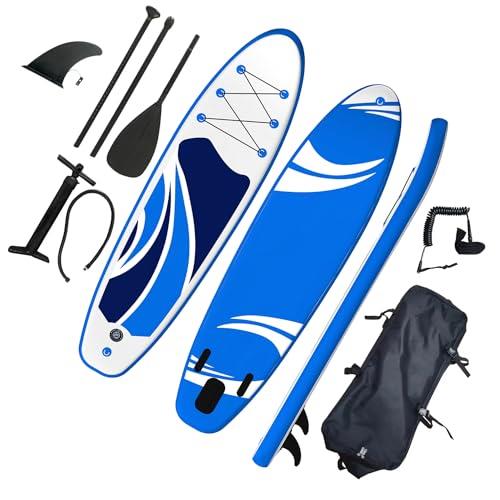 10'6 Inch Inflatable 3.2m Surfboard Stand Up Paddleboard, Wave Ocean, MaxU