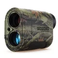 Gogogo Sport Vpro Hunting Rangefinder Camo 1200 Yards Golf Laser Range Finder, Green LCD Display with Slope High-Precision Continuous Scan, 6X Magnification