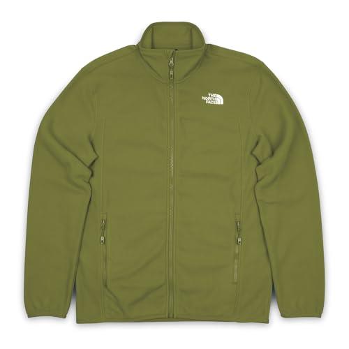 The North Face Men's 100 Glacier Full-Zip Fleece Jacket, Forest Olive, Small