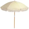 Billy Fresh Vintage Beach Umbrella, Banana Yellow/White