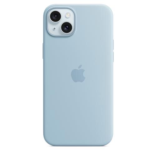 Apple iPhone 15 Plus Silicone Case with MagSafe — Light Blue