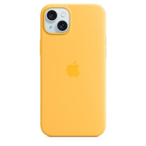 Apple iPhone 15 Plus Silicone Case with MagSafe — Sunshine