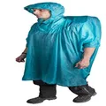 Sea to Summit Ultra-SIL Nano Tarp Poncho 4-in-1 Raincoat, Pack Cover, Groundsheet, and Shelter, Pacific Blue