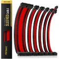 Antec PSU V2 Sleeved Extension Cable Kit, Red/Black