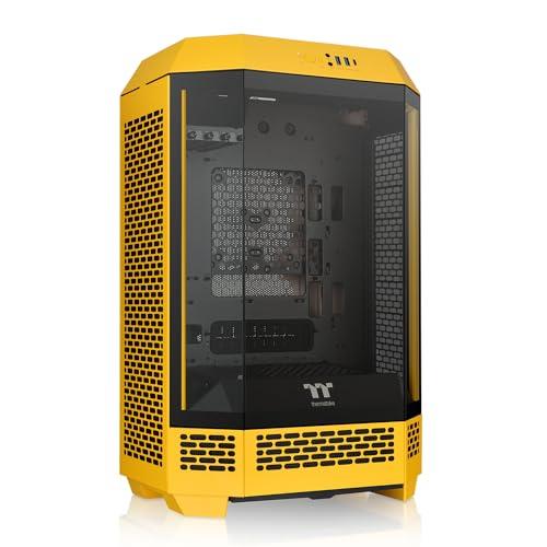 Thermaltake The Tower 300 Tempered Glass Micro Tower Case Bumblebee Edition, CA-1Y4-00S4WN-00