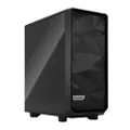 Fractal Design Meshify 2 Compact Black - Dark Tinted Tempered Glass - ATX Flexible High-Airflow Window Mid Tower Computer Case