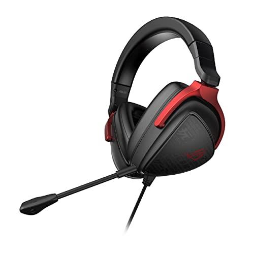 ASUS ROG Delta S Core Wired Gaming Headset (Lightweight 270g, 7.1 Surround Sound, 50mm Drivers, Discord Certified Mic, 3.5mm,for PC, Switch, PS4, PS5, Xbox, and Mobile Devices)- Black