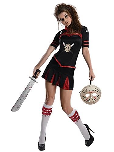 Secret Wishes Women's Friday The 13th Cheerleader Corset Style Costume, Multi, X-Small