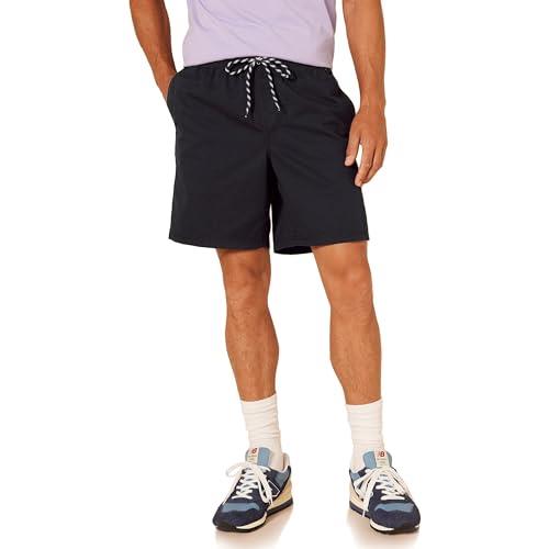 Amazon Essentials Men's Drawstring Walk Short (Available in Plus Size), Black, X-Large