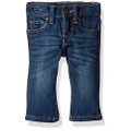 Wrangler Authentics Baby Girls' Big Boys' Skinny Jeans, Medium Blue, 12 Months