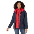 Tommy Hilfiger Women's 3-in-1 Systems Jacket, Bold Navy, X-Small