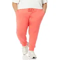 Amazon Essentials Women's Fleece Jogger Sweatpant (Available in Plus Size), Bright Pink, Large