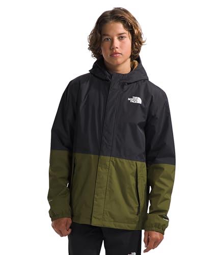 The North Face Boy's Warm Antora Rain Jacket, Forest Olive, X-Small