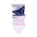 Bonds Girls' Underwear Bikini Brief, Pink/Blue Multi (5 Pack), 10/12