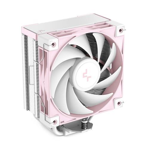 DEEPCOOL AK400 Pink Limited CPU Air Cooler 220w TDP 4 Heatpipes Pink CPU Cooler FDB 120mm PWM Fan 1850RPM for LGA 1700/1200/1151/1150/1155 AM5/AM4