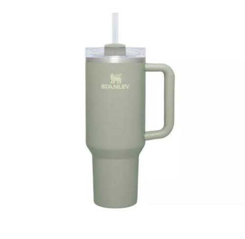 Stanley 40 oz Stainless Steel H2.0 Flowstate Quencher Tumbler - Hearth & Hand™ with Magnolia Restful Green
