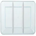Amscan Compartment Tray Plastic, Clear