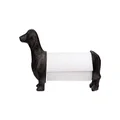 Creative Co-Op Dachshund Dog Paper Towel Holder Entertaining Tools, Bronze