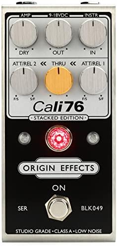 Origin Effects Cali76 Stacked Edition Compressor Pedal - Inverted Black