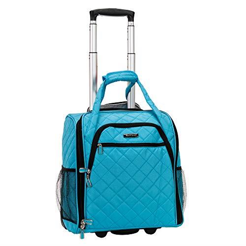 Rockland Melrose Upright Wheeled Underseater Carry-on Luggage