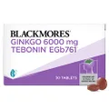 Blackmores Ginkgo 6000mg Tebonin (30 Tablets)