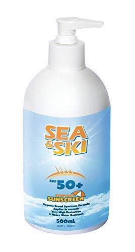 Sea & Ski Organic SPF 50+ Everyday Sunscreen, 500 ml