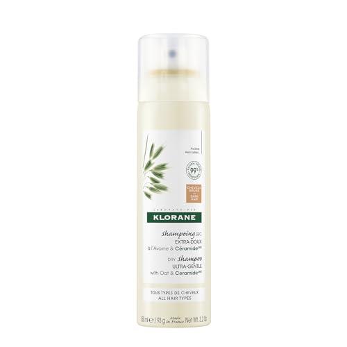 Klorane Dry Shampoo with Oat and CERAMIDE LIKE Dark Hair Tinted 150ml - All Hair Types