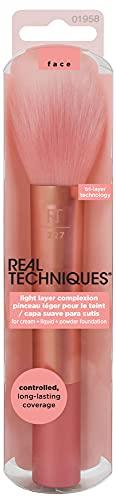 Real Techniques #1958 LIGHT LAYER POWDER BRUSH, mixed, 1 Count (Pack of 1)