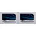 Crucial MX500 500GB SATA 2.5-inch 7mm (with 9.5mm Adapter) Internal SSD, 500, CT500MX500SSD1,Blue/Gray & MX500 1TB SATA 2.5-inch 7mm Internal SSD, 1000, CT1000MX500SSD1, Blue/Gray
