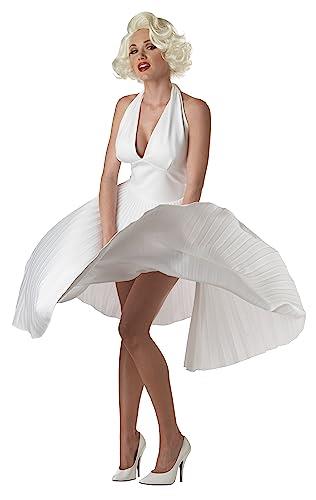 California Costumes Marilyn Monroe Deluxe White Halter Dress Small