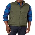 Amazon Essentials Men's Midweight Puffer Vest, Olive, Small