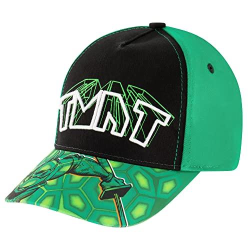 Nickelodeon Boys Baseball Cap, Little TMNT Adjustable Hat Kids for Ages 4-7, Green, Green, 4-7 Years