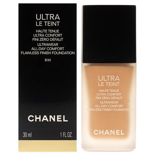Chanel Ultra Le Teint Ultrawear Flawless Foundation - B30 Medium Neutral For Women 1 oz Foundation