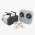 EMAX Tinyhawk 3 Plus Drone RTF Kit Ready To Fly FPV Analogue Drones Mini Racing Quadcopter with Glasses and E8 Radio Transmitter for Children Adults and Beginners