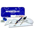 Premier Stationery Student Solutions 9 Piece Maths Set - Blue.