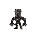 Jada Toys Metalfigs Marvel Avengers Black Panther 100% Die-cast Metal Collectible Figure, 4", Black